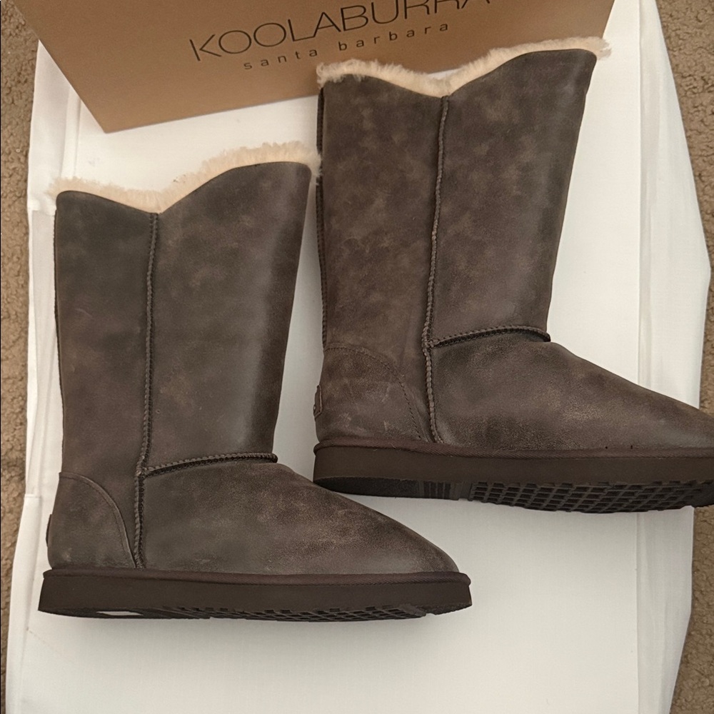 Koolaburra Women's Gray Winter Boots